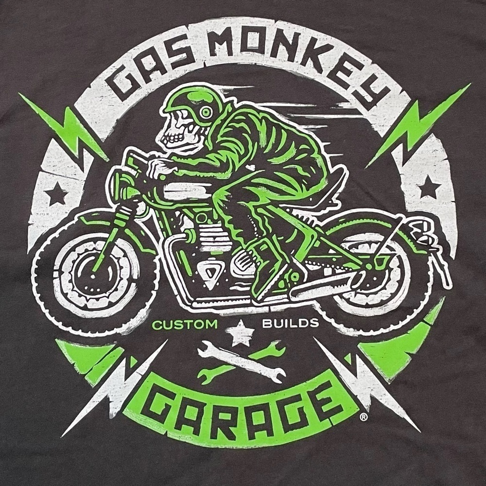 Gas Monkey garage graphic long sleeve t shirt 2XL